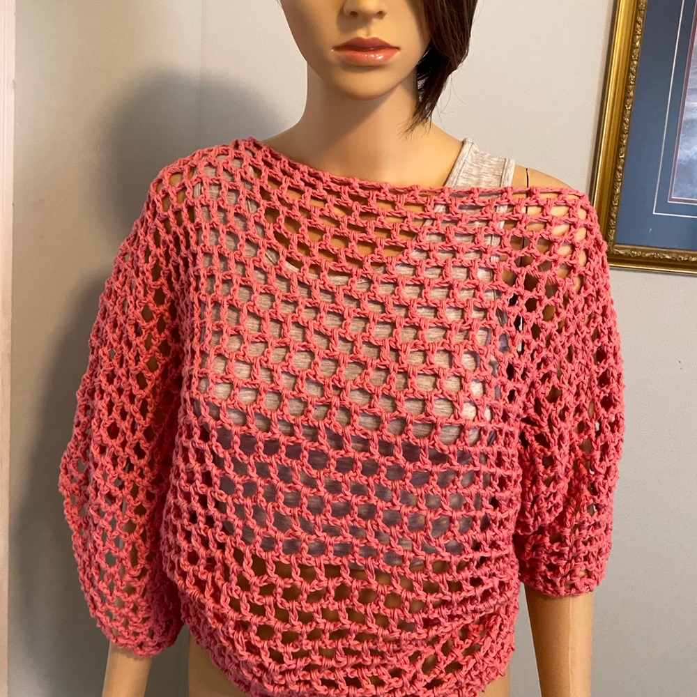 Mesh crop top